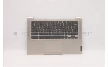 Lenovo 5CB1D33525 C-Cover with keyboard, UK English, Sand, Backlight, UK