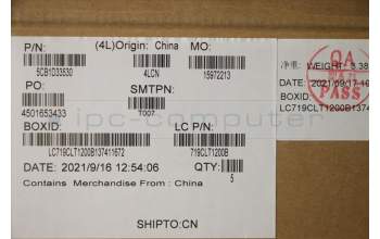 Lenovo 5CB1D33530 COVER Upper Case ASM_ENG L82M8 SD NBL