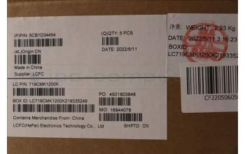 Lenovo 5CB1D34454 COVER Upper Case ASM_BEL L82NJ L/S DIS