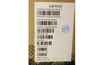 Lenovo 5CB1D66592 COVER Upper Case ASM_FRA_H20WJ SG