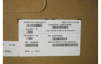 Lenovo 5CB1D66717 COVER Upper Case ASM_SPA C 82K2 E3