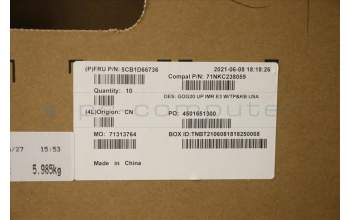 Lenovo 5CB1D66736 COVER Upper Case ASM_USA ENG C 82K2 E3