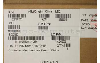 Lenovo 5CB1D67055 COVER Upper Case ASM_USA ENG L82QT SGY