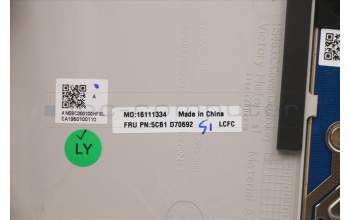 Lenovo 5CB1D70692 COVER Upper Case ASM_TC L82L0 CGY