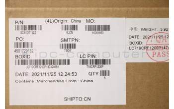 Lenovo 5CB1D71922 COVER Upper Case ASM_EURO ENGL21B1