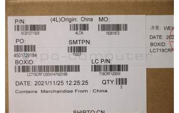 Lenovo 5CB1D71925 COVER Upper Case ASM_BUL L21B1