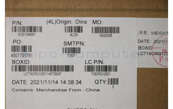 Lenovo 5CB1D94951 COVER Upper Case ASM_USA_ENG L82L1 CGY