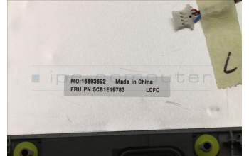 Lenovo 5CB1E19783 C-Cover with keyboard,French,Non_Fingerprint