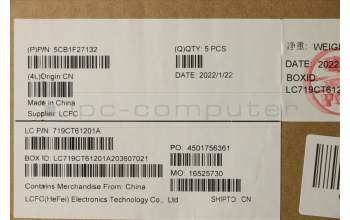 Lenovo 5CB1F27132 COVER Upper Case ASM_FRA L82LX NFPCG