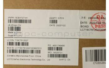 Lenovo 5CB1F27141 COVER Upper Case ASM_SWS L82LX NFPCG