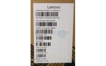 Lenovo 5CB1F36844 COVER Upper Case ASM_BEL H 82QQ SG_DIS