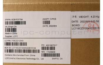 Lenovo 5CB1F37754 COVER Upper Case ASM_POR L82RF SG w/RGB