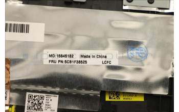Lenovo 5CB1F38525 COVER Upper Case ASM_EURO ENGL82RFSGw/WH