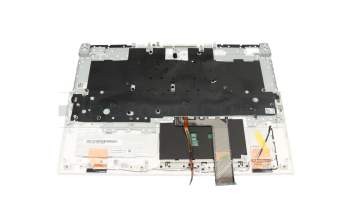 5CB1F38561 original Lenovo keyboard incl. topcase DE (german) white/white with backlight