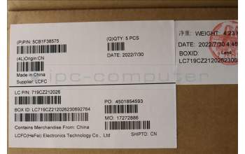 Lenovo 5CB1F38575 COVER Upper Case ASM_SPA L82RF ST w/BU