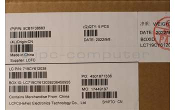 Lenovo 5CB1F38683 COVER Upper Case ASM_POR L82RB CLGY