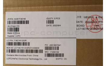 Lenovo 5CB1F38746 COVER Upper Case ASM_UKE L82RB CLGY RGB