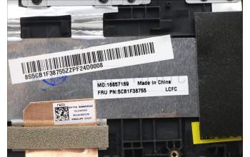 Lenovo 5CB1F38755 COVER Upper Case ASM_EURO ENG L82RB STGY