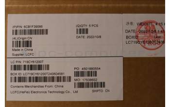 Lenovo 5CB1F39066 COVER Upper Case ASM_BEL L82RB STGY RGB