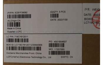 Lenovo 5CB1F39082 COVER Upper Case ASM_JPN L82RB STGY RGB