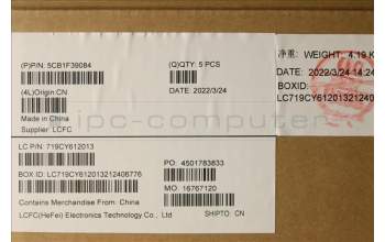 Lenovo 5CB1F39084 COVER Upper Case ASM_LA SPA L82RBSTGYRGB