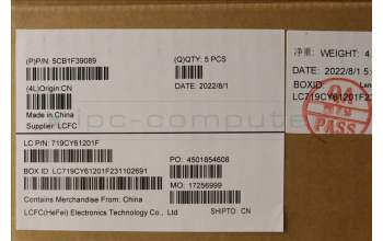 Lenovo 5CB1F39089 COVER Upper Case ASM_SPA L82RB STGY RGB
