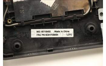 Lenovo 5CB1F39094 COVER Upper Case ASM_UKE L82RB STGY RGB