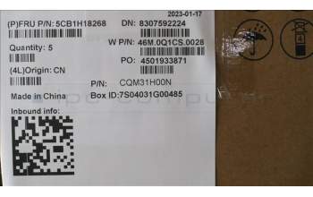 Lenovo 5CB1H18268 COVER Upper Case ASM_SLV W 21AR AG