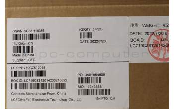 Lenovo 5CB1H18356 COVER Upper Case ASM_ENG L82S0 SG w/RGB