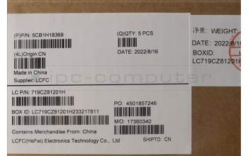 Lenovo 5CB1H18369 COVER Upper Case ASM_KOR L82S0 SG w/RGB