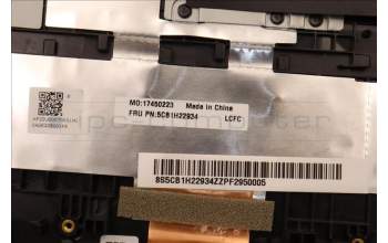 Lenovo 5CB1H22934 COVER Upper Case ASM_JPN L82RC STGY