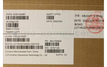 Lenovo 5CB1H23667 COVER Upper Case ASM_ARA L82RC STGY RGB