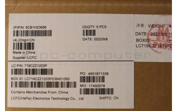 Lenovo 5CB1H23696 C-Cover with keyboard,UK English,Storm Grey,RGB Backlight