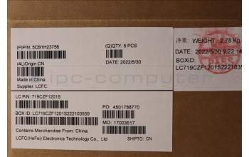Lenovo 5CB1H23756 COVER Upper Case ASM_JPN L82LU OAT