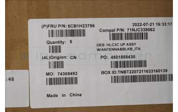 Lenovo 5CB1H23796 COVER Upper Case ASM_ITA C 82UD BL