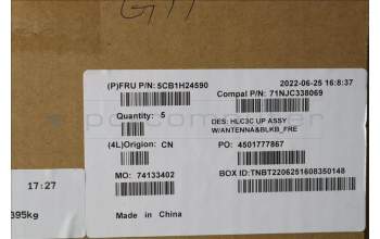 Lenovo 5CB1H24590 COVER Upper Case ASM_FRA C 82UD BL