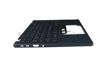5CB1H24591 original Lenovo keyboard incl. topcase DE (german) blue/blue with backlight