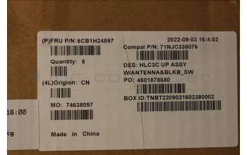 Lenovo 5CB1H24597 COVER Upper Case ASM_SWS C 82UD BL