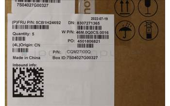 Lenovo 5CB1H24692 COVER Upper Case ASM_ITA W 21AT SG