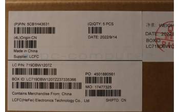 Lenovo 5CB1H43631 COVER Upper Case ASM_GER L82RJ NFP AB BL