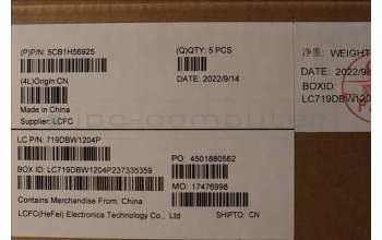 Lenovo 5CB1H56925 COVER Upper Case ASM_SWS L82RJ NFP AB BL