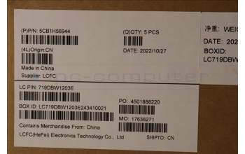 Lenovo 5CB1H56944 COVER Upper Case ASM_FRA L82RJ NFP AG