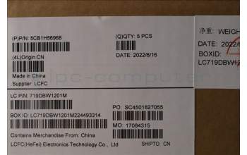 Lenovo 5CB1H56968 COVER Upper Case ASM_ENG L82RJ NFP AG BL