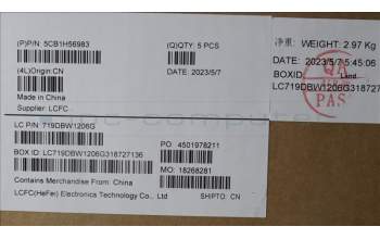 Lenovo 5CB1H56983 COVER Upper Case ASM_NORDIC L82RJNFPAGBL