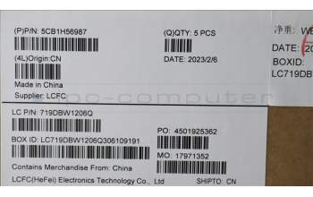 Lenovo 5CB1H56987 COVER Upper Case ASM_SPA L82RJ NFP AG BL