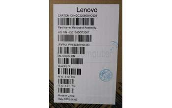 Lenovo 5CB1H68340 COVER Upper Case ASM_PORH21CXFPETARGY