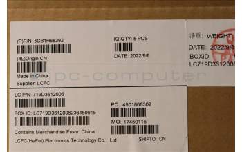 Lenovo 5CB1H68392 COVER Upper Case ASM_BUL L82RD CG RGB