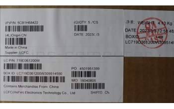 Lenovo 5CB1H68422 COVER Upper Case ASM_BEL L82RD CG WH