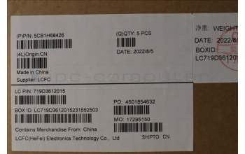 Lenovo 5CB1H68426 COVER Upper Case ASM_ENG L82RD CG WH