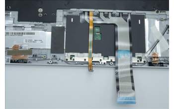 Lenovo 5CB1H68444 C-Abdeckung mit Tastatur, Portugiesisch, Wolkengrau, Weiße Hintergrundbel.